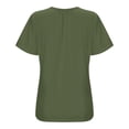 thumbnail image 4 of WTXUE T-Shirts de Maternité, Débardeur de Maternité pour Femmes, Manches Courtes Décontractées, Col Rond Froncé sur le Côté, Vert, 4 of 6