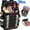 Black-50Cans, variant on Baxlen 36L Insulated Backpack Cooler, 50-Can Leakproof Soft Cooler Bag with 20-Hour Ice Retention, Black