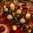 thumbnail image 5 of Christmas Balls Christmas Tree Decoration Ornaments Shatterproof Hanging Balls for Birthday Halloween Holiday Wedding Decorations Set of 3pcs, 5 of 6