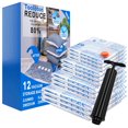 thumbnail image 1 of Tooloton 12 Pack Vacuum Storage Bags, 3 Jumbo, 3 Large, 3 Medium, 3 Small, 1 of 6