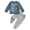 C01-Blue, variant on Xudanell Baby Toddler Boys Fall Clothing Set 2t 3t 4t Letter Tractor Print Long Sleeve Round Neck Tops Drawstring Pocket Long Pants 2-Piece Outfits 2-3 Years Black