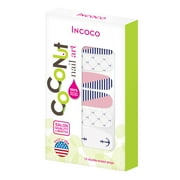 Incoco Coconut Nail Art Double-Ended Nail Polish Strips, Set Sail, 12 Count