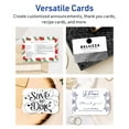 thumbnail image 3 of Avery Printable Cards with Rounded Corners, 4" x 6", Matte White, 50ct, 3 of 8