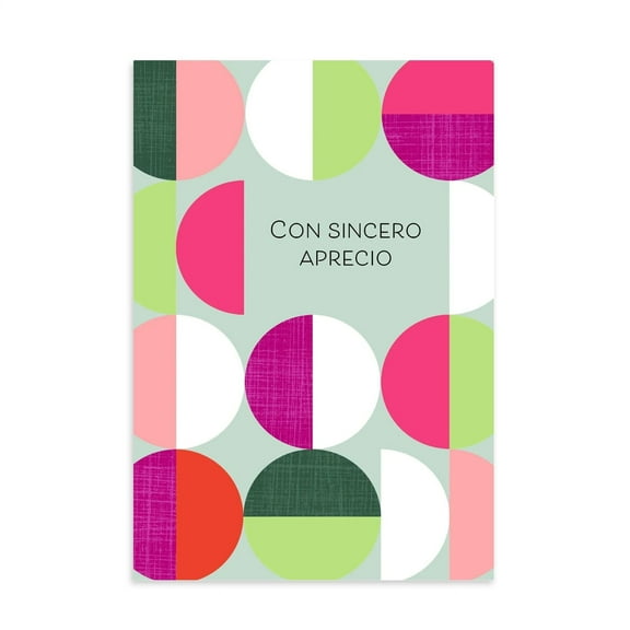 Hallmark Business Bulk Spanish Appreciation Cards (Colorful Circles), 25 ct.
