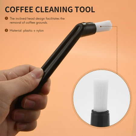 

Coffee Machine Cleaning Brush Coffee Machine Cleaning Brush Plastic Handle with Nylon Bristles Brush Espresso Brush Coffee Cleaning Tool - Set of 5