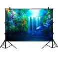 thumbnail image 1 of EREHome 7x5ft Dauphins Fond de Photographie de Polyester pour Studio Prop Photo Fond, 1 of 3