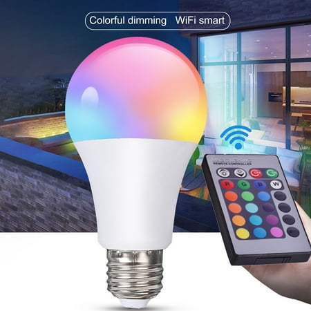

Baiwo 220V LED Bulb RGB Color Multi-gear Adjustment Good Conductivity Color Changing Light Bulb for Party