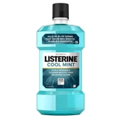 Listerine Antiseptic Cool Mint Mouthwash, 33.80 Oz, 2 Pack