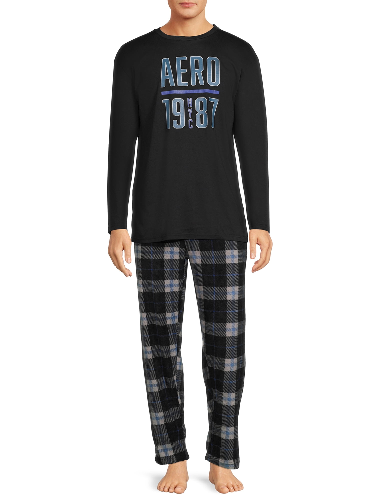 Aeropostale Men's Boxed Gift Pajamas Sleepwear Set, 3-Piece, Sizes S-XL 