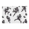 thumbnail image 7 of Yayeee Bath Rug for Bathroom Floor Non Slip Rectangle Fluffy Soft Absorbent Mat, 16"x24", Football Player Pattern, 7 of 7