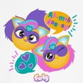thumbnail image 3 of CafePress - Furby Ah Mah Doo Ay! Kids Baseball T Shirt - Kids Cotton Baseball Jersey, 3/4 Sleeve Shirt, 3 of 4