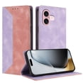 thumbnail image 1 of Funda FOXDOCK para iPhone 16 Plus de Cuero Premium Bicolor con Ranuras RFID, Carcasa Tipo Billetera Antigolpes y Soporte Plegable, 1 of 6