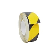 WOD NST-20C Strong Grip Anti Slip Tape Safety Track Black and Yellow - 2 inch x 60 ft. - 60 Grit Non Skid Weather Proof Indoor & Outdoor Traction Tape No Slip (Available in Multiple Colors)
