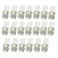 thumbnail image 1 of 20 PCS Ultra White LED T10 Wedge 5-SMD 5050 Light Bulbs W5W Bulb 6000k INTERIOR, 1 of 1