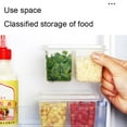 thumbnail image 4 of Storage Containers Food Storage Organizer Boxes with Lids for Refrigerator Fridge Cabinet Desk Multi-purpose Transparent Sealed Cans, 10 Pack, 4 of 9