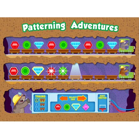 Lakeshore Patterning Adventures Activities PRE K - K - Single License CD-ROM NEW