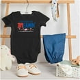 thumbnail image 3 of Dominican Republic Caribbean Dream DR Romper Boys or Girls Infant Baby Brisco Brands NB, 3 of 6