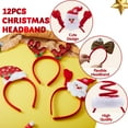 thumbnail image 2 of Joyfy 12 Pcs Christmas Headbands Assorted Design 3D Christmas Hair Accessories for Women Men Kids, Christmas Holiday Costume Headbands Party Favors Photo Booth (One Size Fits All), 2 of 12