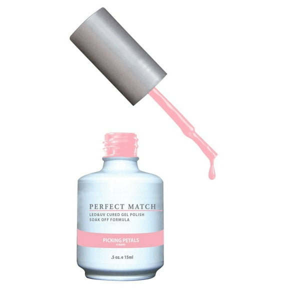 LECHAT Perfect Match Pair of Soak off Gel   Matching Nail Polish PMS167 - Ice Princess