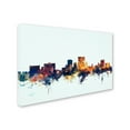 thumbnail image 2 of Trademark Fine Art "El Paso Texas Skyline Blue" Canvas Art by Michael Tompsett, 2 of 3