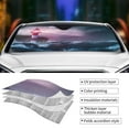 thumbnail image 5 of Disketp Windshield Sun Shade, Car Sun Shade For Front Window Lighthouse Waves Torrential Rain Sunshades Sun Visor Protector Blocks Uv Rays Foldable, 5 of 9