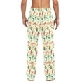 thumbnail image 4 of Sewing machine pattern cute design Pajama Pants for Men, Men's Separate Bottoms, Lounge Pants, 4 of 5
