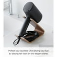 thumbnail image 2 of Yamazaki Home Hair Dryer and Iron Stand, Walnut, Wood, Supports 2.2 pounds, No Assembly, 2 of 7