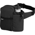 thumbnail image 2 of Everest Unisex Waist Bottle Bag Pack Polyester, Black, 2 of 2