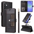 thumbnail image 1 of FOXDOCK Funda tipo Cartera para Samsung Galaxy A56 – Cubierta de Cuero PU con Múltiples Ranuras, Bolsillo para Efectivo y Correa de Muñeca, 1 of 6