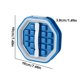 thumbnail image 5 of Cubo de hielo Caldera de silicona Molde Reutilizable Molde Reutilizante Refrigerador Maker portátil Agua Vino Contenedor Botella Casa Viaje Azul Octangle sidaley HA012264-02B, 5 of 7
