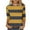 Navy, variant on Scyoekwg Womens 3/4 Sleeve Tunic Shirts Round Neck Three-Quarter Sleeve Tshirt Tops for Women Trendy Tshirt Loose Striped Dressy Casual Blouse Lightweight Blouses (Yellow,S)