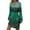 Green, variant on Women's Casual Dress Long Sleeve Round Neck Color Block Loose Fit Comfortable Midi Dress for Spring Fall Everyday,Blue,L
