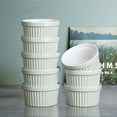 thumbnail image 7 of 8Oz Porcelain Bowls, 8 Pcs Ceramic Dipping Sauce Bowls, Porcelain Ramekins Bowl, 7 of 7