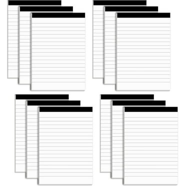 12 Pack Note Pads Refills 4 x 6 Inch Memo Pads Writing Pads, White Small Notepads Scratch Pads Mini Notepad with 30 Sheets Lined Paper in Each Pad 4 x 6 inch","style_name":"12 Pack