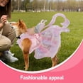 thumbnail image 3 of IFANLANDOR 1Ensemble Costume de Princesse Chien Confortable Respirant Robe pour Fêtes d'Anniversaire d'Été, 3 of 6