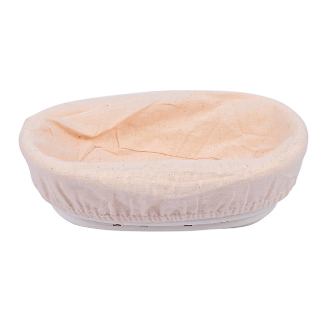 Cesta de ratán para levar pan y masa con forro (colores surtidos)