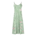 thumbnail image 4 of HOMBOM Womens Maxi Dresses Sundresses Summer Vacation Boho Floral Sleeveless Slip Dress for Ladies Beach, 4 of 5