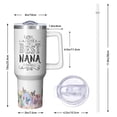 thumbnail image 2 of Unique Nana Gifts for Women Grandma! 40oz Travel Tumbler Cup, Insulated Stainless Steel with Lid, Birthday Christmas Mothers Day Gift from Granddaughter, 2 of 5