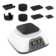 LAB FISH VM500PRO Digital Timer Vortex Mixer, 0-3000 RPM, 8 Modules, Continuous & Touch Modes for Lab Tubes/Plates