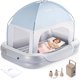 thumbnail image 1 of Cama inflable de viaje para niños pequeños OGERY con bomba de aire y tienda de campaña, 1 of 8
