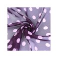 thumbnail image 4 of INSPIRAR CHIC Mujeres 1950s Retro Lunares Chiffon Bufanda, Ligera Suave Transparente Larga Envoltura de Cabeza Chal Bufandas para Todas las Temporadas 63.0"x19.7" Púrpura Oscuro, 4 of 6