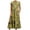 Yellow, variant on Women Casual Loose Bohemian Floral Dress with Pockets Short Sleeve Long Maxi Summer Beach Swing Dress