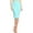 Aqua, variant on Women's Solid Basic Casual Knee High Waist Stretch Bodycon Pencil Skirt