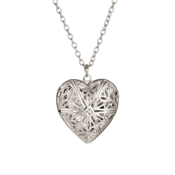 DESIGNICE Women Hollow Locket Necklace Photo Lockets That Hold Picture Commemorative Gift, Picture Necklace & Locket Necklace for Women for Keepsake Memories