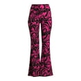 thumbnail image 5 of No Boundaries Juniors Print Flare Pants, 32" Inseam, Sizes XS-XXXL, 5 of 5