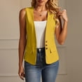 thumbnail image 2 of Women's Vests Sleeveless Blazers for Women Suit Jackets Dressy Business Casual Outfits for Work Casual, 2 of 8