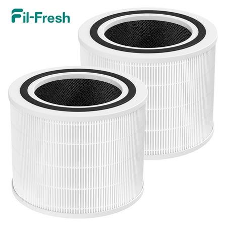 Fil fresh 2 Pack Replacement Filter for LEVOIT Core 200S Air Purifier with H13 True HEPA & Activated Carbon