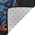 thumbnail image 4 of DouZhe Red Blue Angry Wolf Rugs Doormat, Non-Slip Machine Washable Carpets Floor Door Mat , 36" x 24", 4 of 7