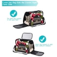 thumbnail image 5 of Cherry 900D Oxford Cloth Pet Carrier for Small Dogs and s - Durable Fabric Travel Bag with Nylon Webbing Handles - 17x10x11.8 Inches, Black, 5 of 7