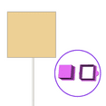 thumbnail image 3 of Square Cake Pop Mold, 3 of 4